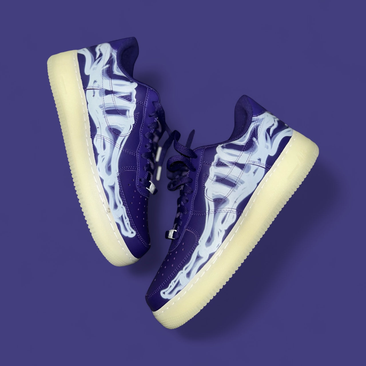 Air Force 1 Low 'Purple Skeleton