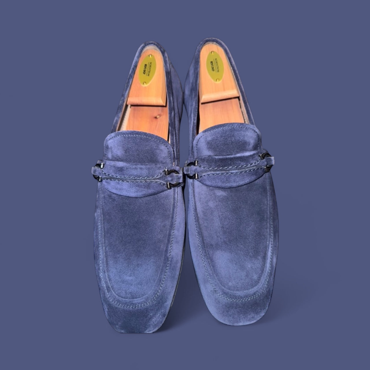 Salvatore Ferragamo Navy Blu Loafers