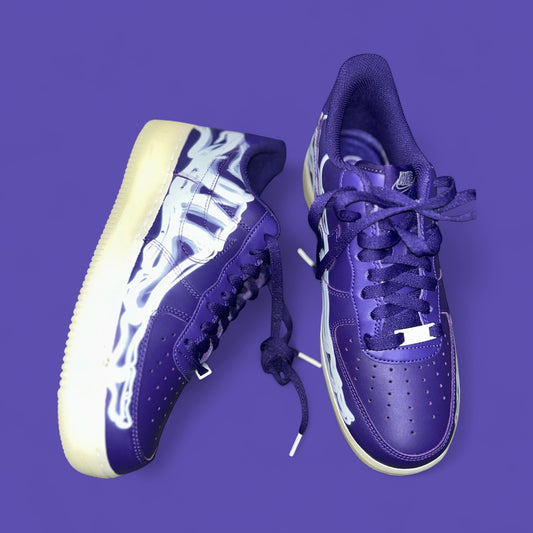Air Force 1 Low 'Purple Skeleton